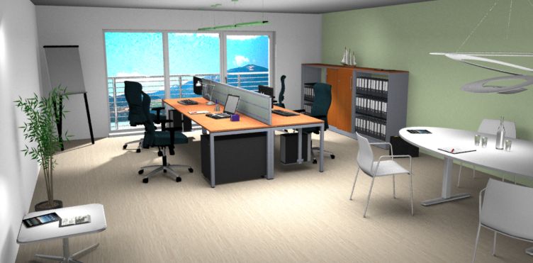 Visualisierung_Möbliertes-Büro-Seite-Businesscenter-Liestal